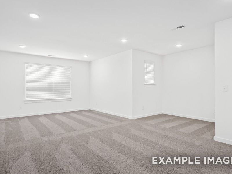 Spacious, unfurnished interior of a new home in Woods Crossing, Gallatin (Image 74).