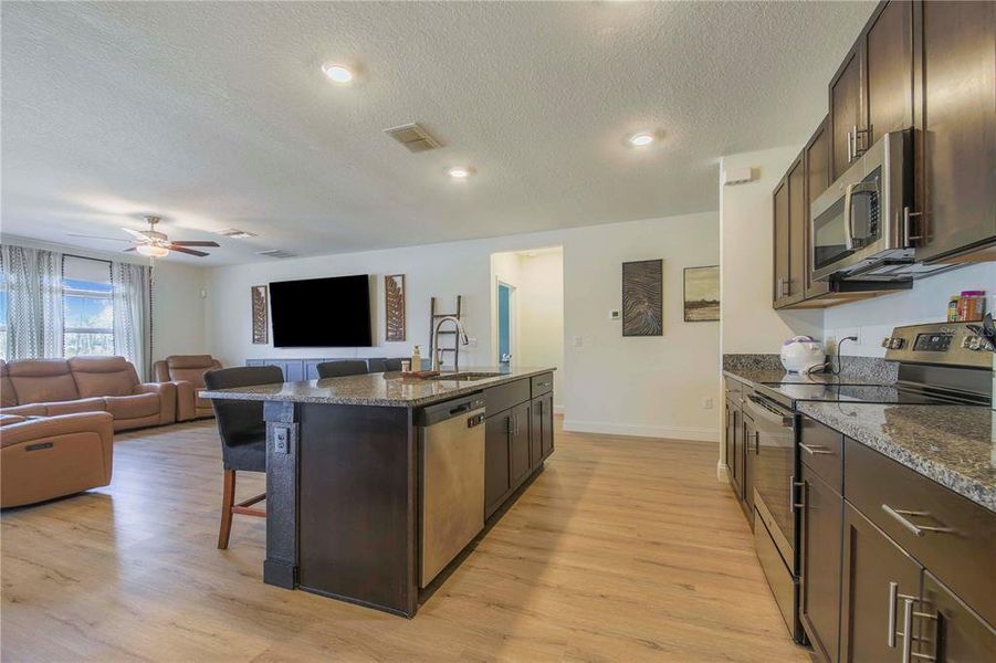 Furnished interior view inside a new home in Wind Meadows South, Bartow (Image 16).