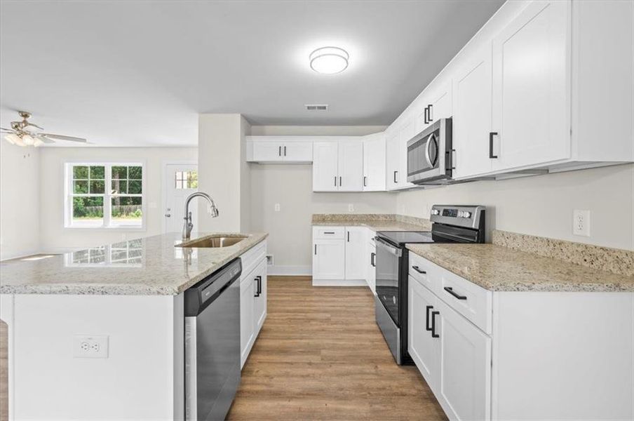 Furnished interior view inside a new home in , Gainesville (Image 8). Furnished interior view inside a new home in , Gainesville (Image 8).
