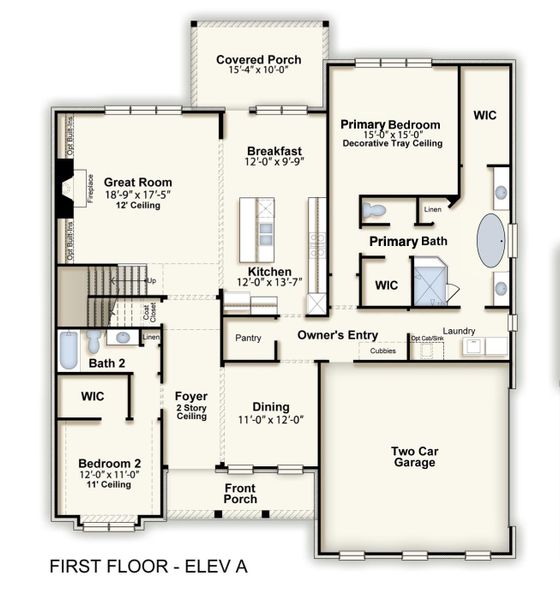View of home floor plan