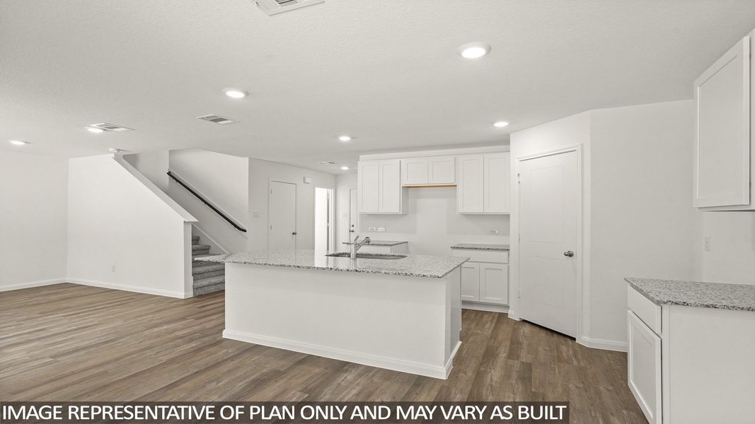 Furnished interior view inside a new home in McCrorey Trails, Conroe (Image 6).