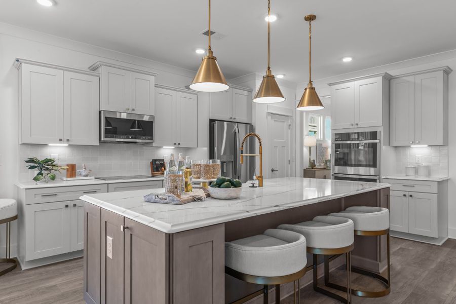 Representative furnished interior of a home built from the The Boardwalk by Chesapeake Homes in Coastal Club of the Carolinas, Calabash (Image 48).