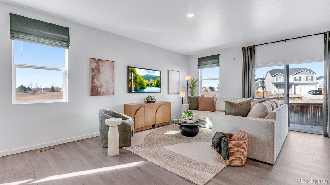 Furnished interior view inside a new home in Granary, Johnstown (Image 6).