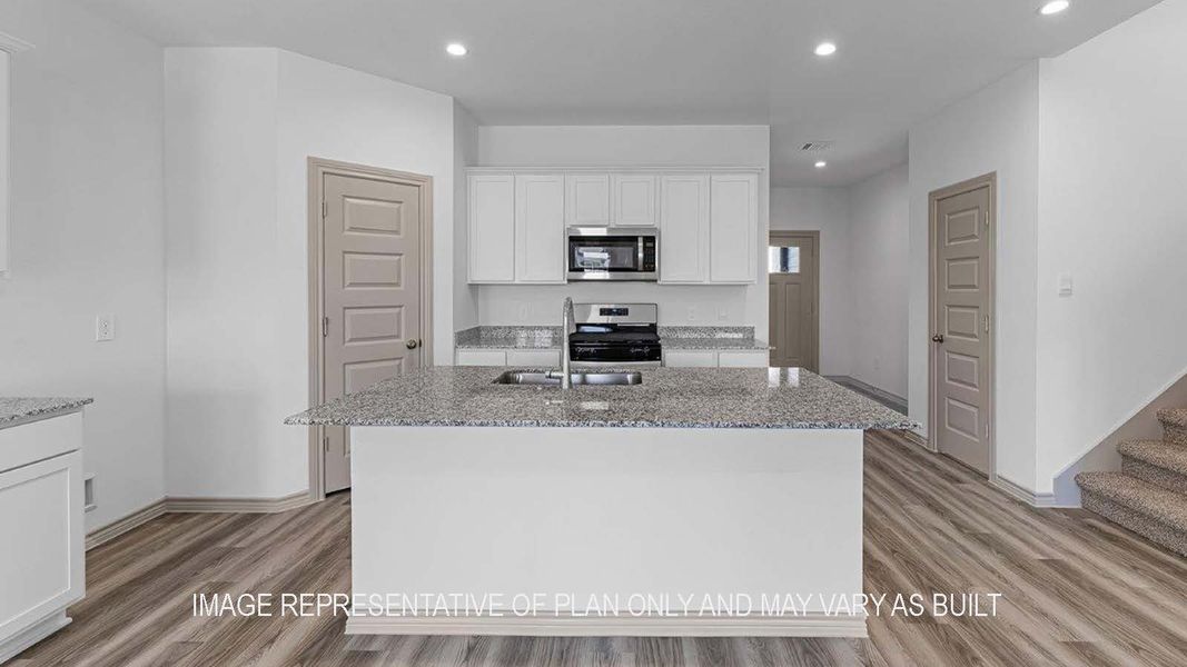 Representative furnished interior of a home built from the Midland by D.R. Horton in Springwood, Beaumont (Image 6).