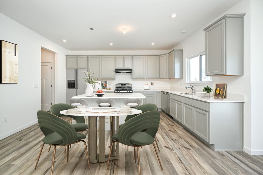 Representative furnished interior of a home built from the Breckenridge by Fischer Homes in Cherry Glen, Euharlee (Image 5).