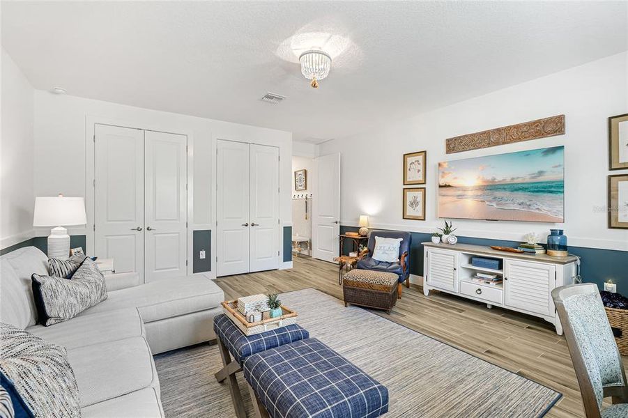 Furnished interior view inside a new home in , Sarasota (Image 4). Furnished interior view inside a new home in , Sarasota (Image 4).