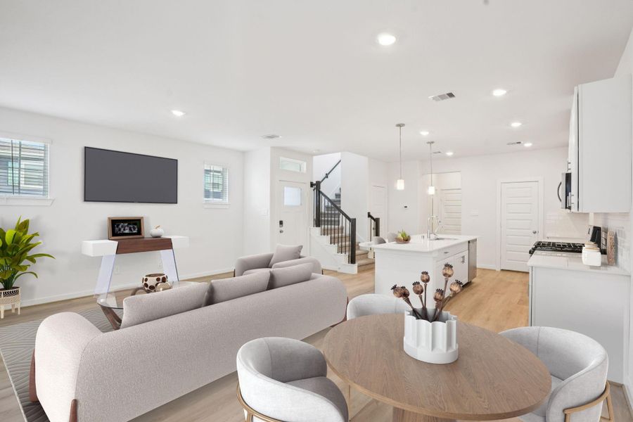 Photo is not of the actual home, but is an inspirational photo of builder’s model home and may depict options, furnishings, and/or decorator features that are not included