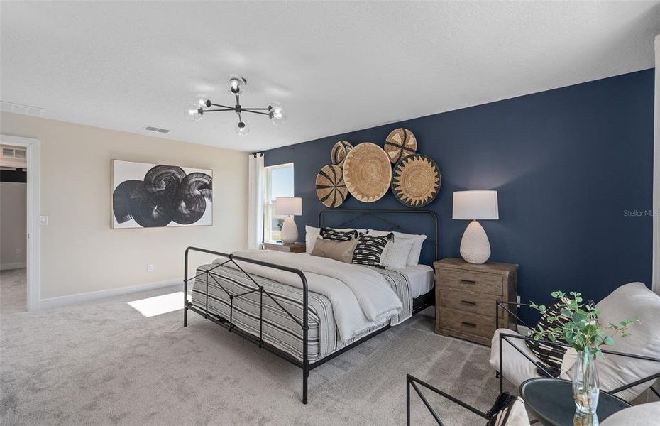 Furnished interior view inside a new home in Tohoqua, Kissimmee (Image 18).