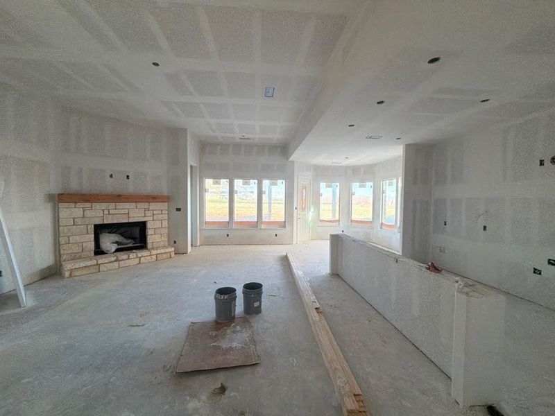 In-progress construction of a new home in Covenant Springs, Springtown, TX (Image 3). In-progress construction of a new home in Covenant Springs, Springtown, TX (Image 3).