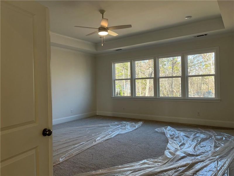 In-progress construction of a new home in Chattahoochee Reserve, Cumming, GA (Image 37).