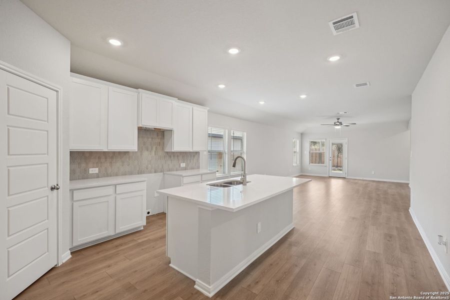Furnished interior view inside a new home in Royal Crest, San Antonio (Image 7). Furnished interior view inside a new home in Royal Crest, San Antonio (Image 7).