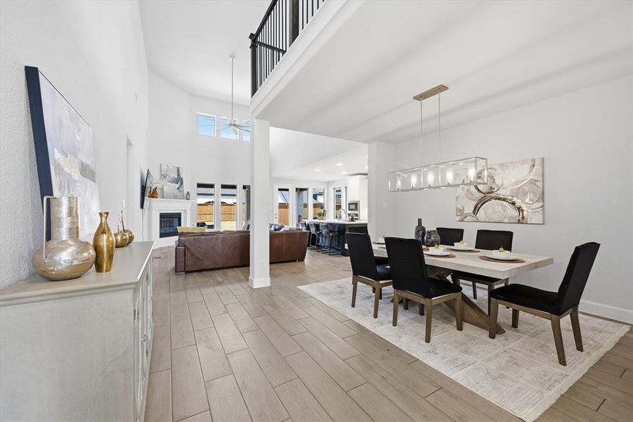 Furnished interior view inside a new home in Mustang Lakes, Celina (Image 7).