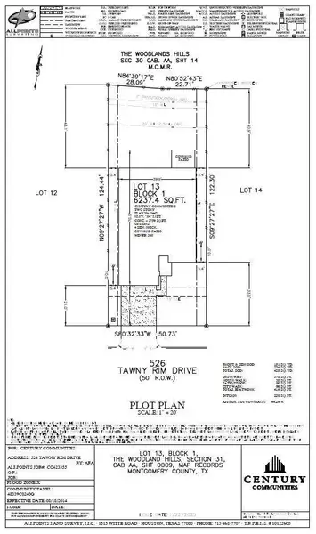 2D floor plan layout of this home in The Woodlands Hills, Willis, TX (Image 3).
