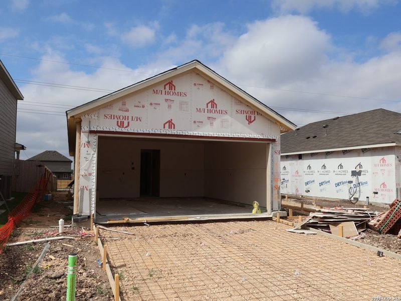 In-progress construction of a new home in Meadows at Clear Springs, New Braunfels, TX (Image 21). In-progress construction of a new home in Meadows at Clear Springs, New Braunfels, TX (Image 21).