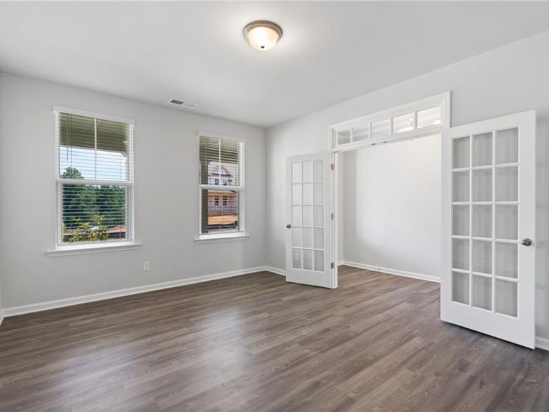 Spacious, unfurnished interior of a new home in Cedar Farms, Winder (Image 22). Spacious, unfurnished interior of a new home in Cedar Farms, Winder (Image 22).