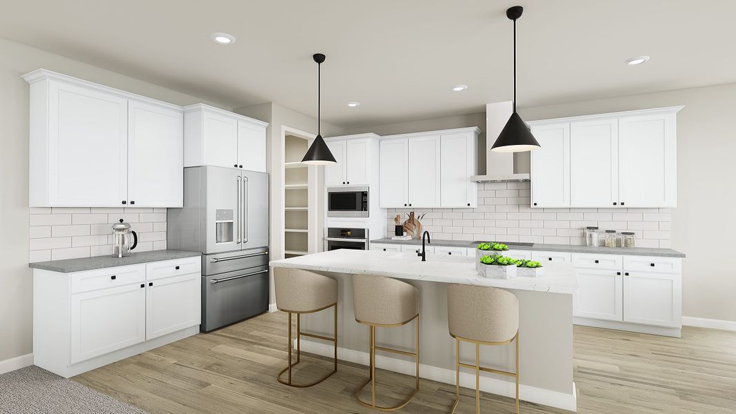 Representative furnished interior of a home built from the Laguna Plan 3513 by Tri Pointe Homes in Terraza, San Tan Valley (Image 3).