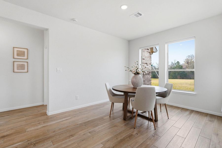 Furnished interior view inside a new home in Waterstone on Lake Conroe, Montgomery (Image 15).