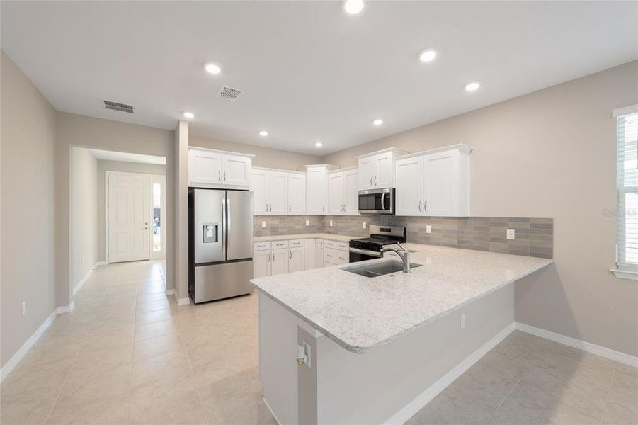 Furnished interior view inside a new home in Calesa Township, Ocala (Image 10).