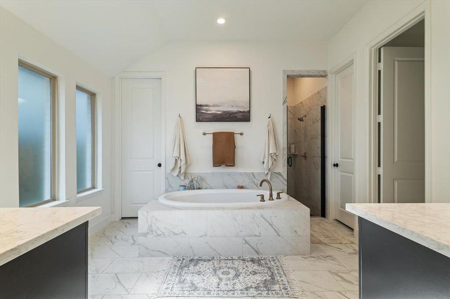 Primary Bathroom with DUAL closets Primary Bathroom with DUAL closets