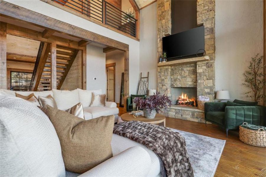 Furnished interior view inside a new home in , Mineral Bluff (Image 50). Furnished interior view inside a new home in , Mineral Bluff (Image 50).