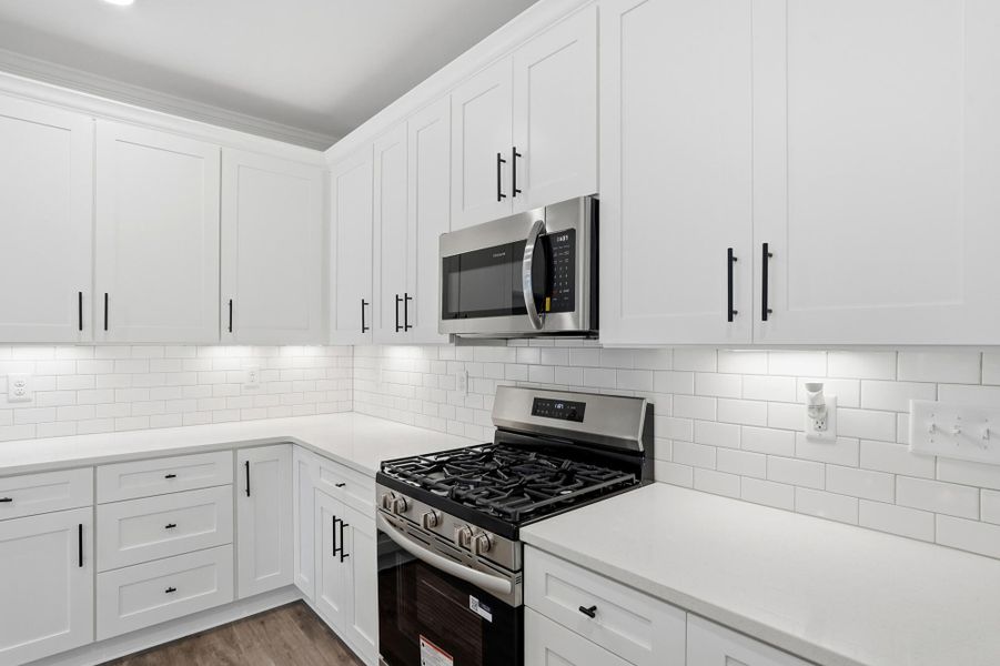 Furnished interior view inside a new home in Harrisburg Village Townhomes, Harrisburg (Image 11).