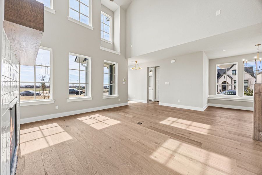 Spacious, unfurnished interior of a new home in Fields, Frisco (Image 24). Spacious, unfurnished interior of a new home in Fields, Frisco (Image 24).