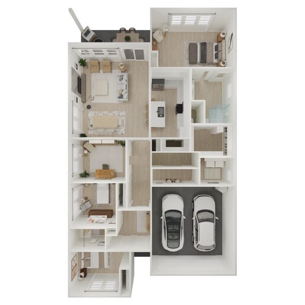 2D floor plan layout for the Boise by K. Hovnanian® Homes in Stono Village, Hollywood, SC (Image 4). 2D floor plan layout for the Boise by K. Hovnanian® Homes in Stono Village, Hollywood, SC (Image 4).