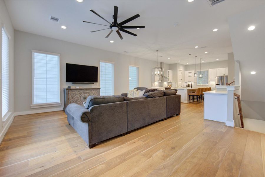 Furnished interior view inside a new home in , Houston (Image 8).