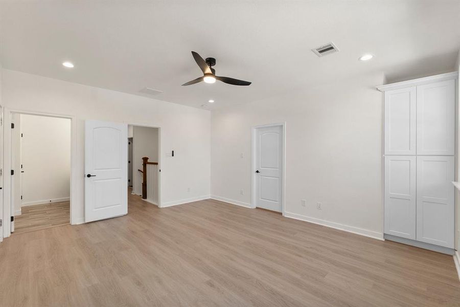 Master Suite with large Walk In Closet