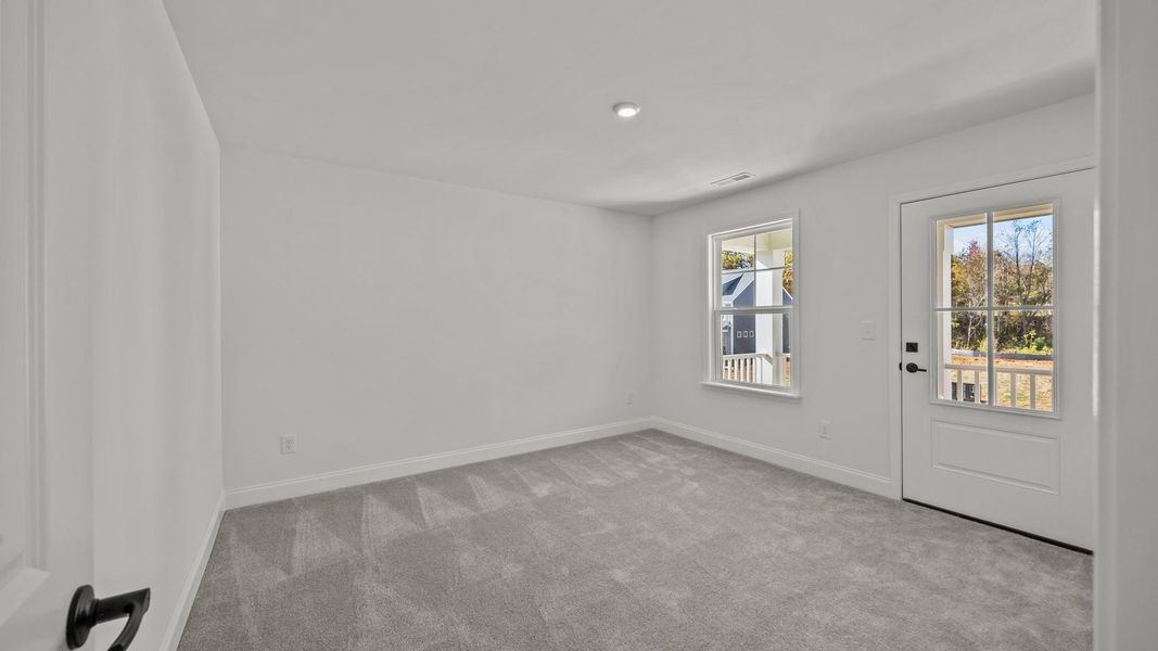 Furnished interior view inside a new home in Farms at Bellingham, Mooresville (Image 18).