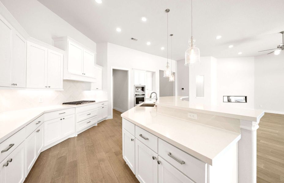 Representative furnished interior of a home built from the 3326AU by Ravenna Homes in Audubon 60′, Magnolia (Image 10).