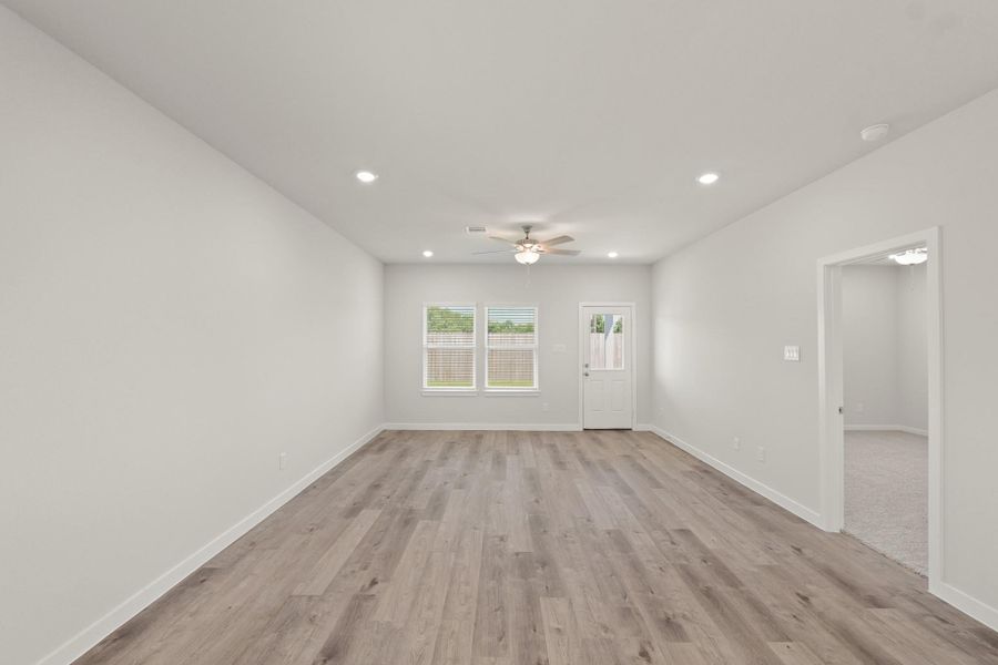 Spacious, unfurnished interior of a new home in River Ranch Trails, Dayton (Image 17). Spacious, unfurnished interior of a new home in River Ranch Trails, Dayton (Image 17).
