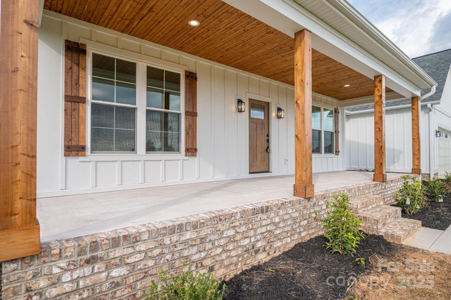 Front exterior of a new home in , Vale, NC, highlighting curb appeal (Image 27).