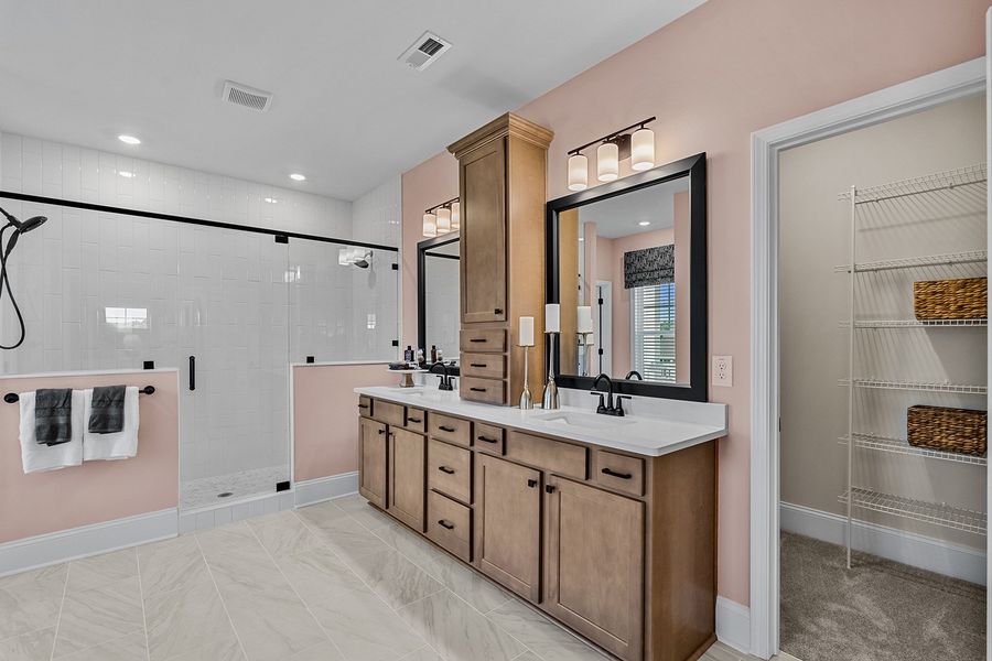Representative furnished interior of a home built from the Webster II - Vanguard Collection by Mungo Homes in Windsor Forest, Anderson (Image 8).