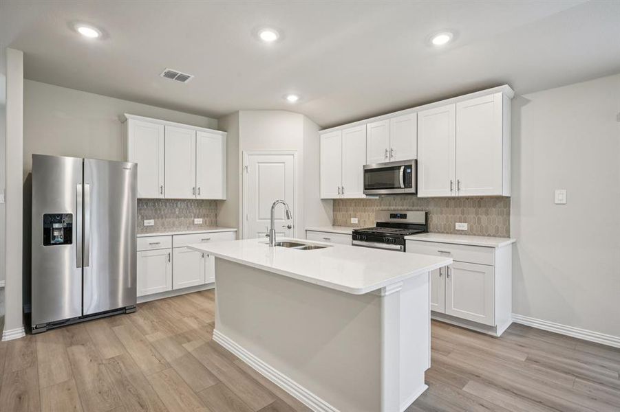 Furnished interior view inside a new home in Westmoor, Sherman (Image 11).