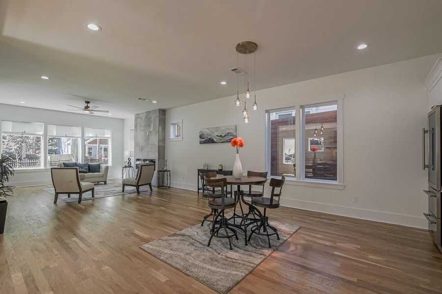 Furnished interior view inside a new home in , Atlanta (Image 14).