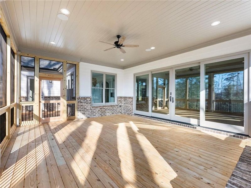 Exterior details and patio area of a home in , Buford (Image 36).