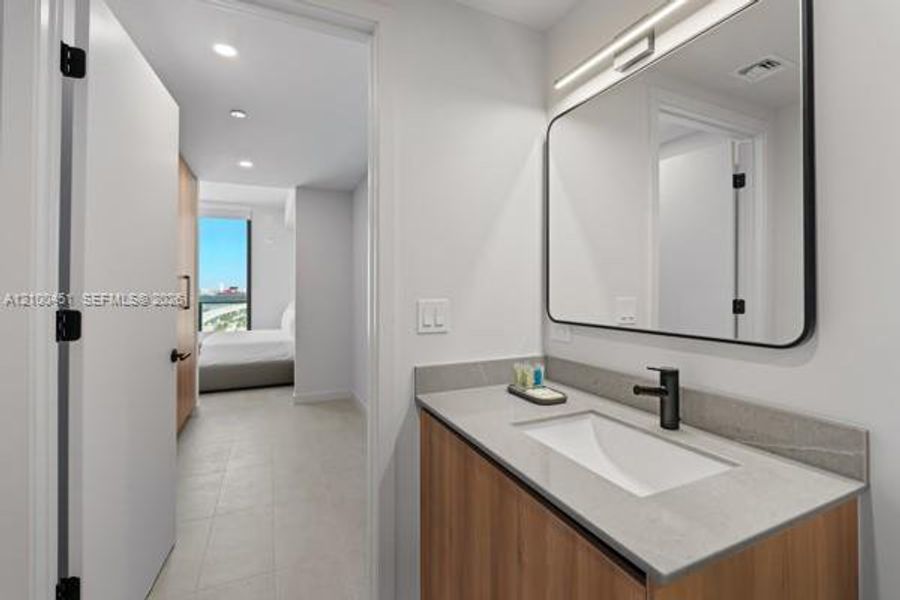 Furnished interior view inside a new home in , Miami (Image 6). Furnished interior view inside a new home in , Miami (Image 6).