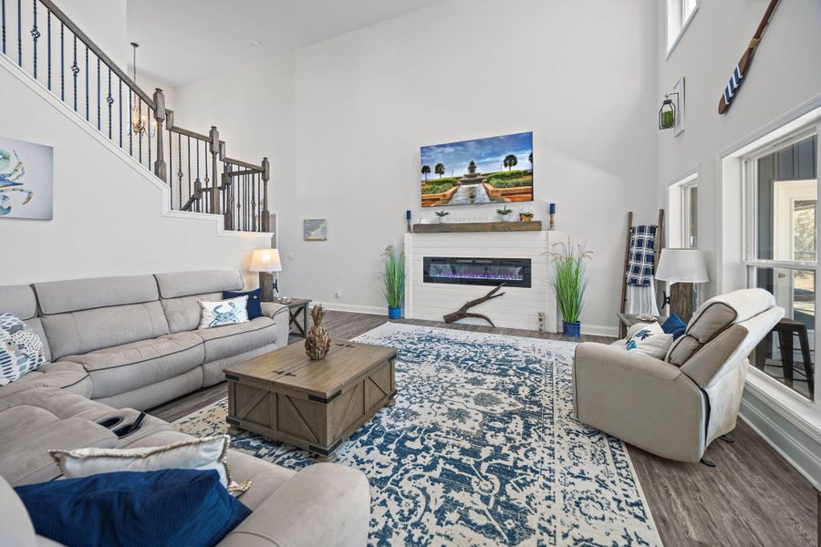 Furnished interior view inside a new home in , Meggett (Image 7). Furnished interior view inside a new home in , Meggett (Image 7).