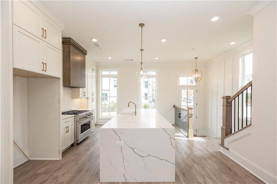 Furnished interior view inside a new home in Park Walke, Alpharetta (Image 4).