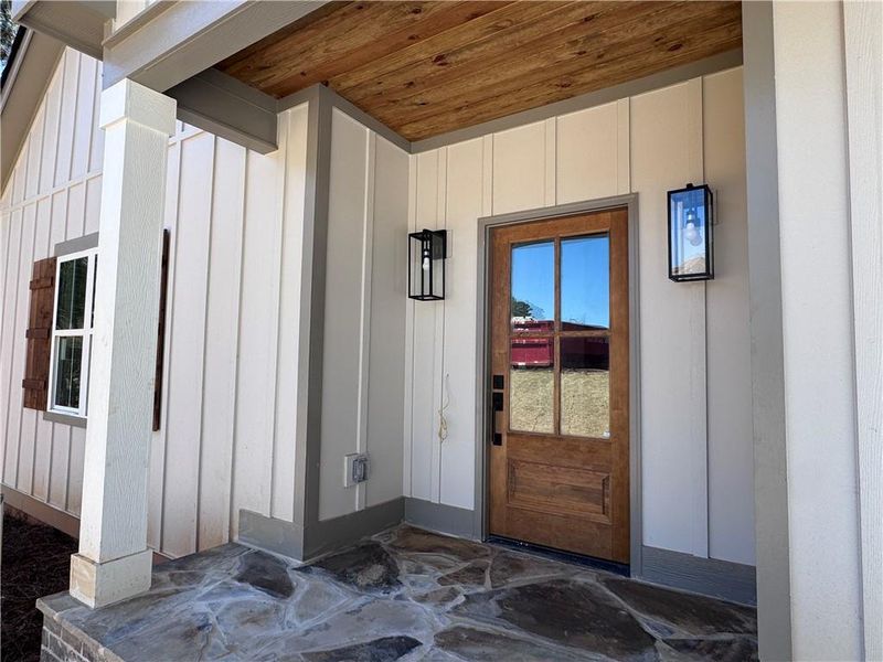 Exterior details and patio area of a home in , Bremen (Image 16).