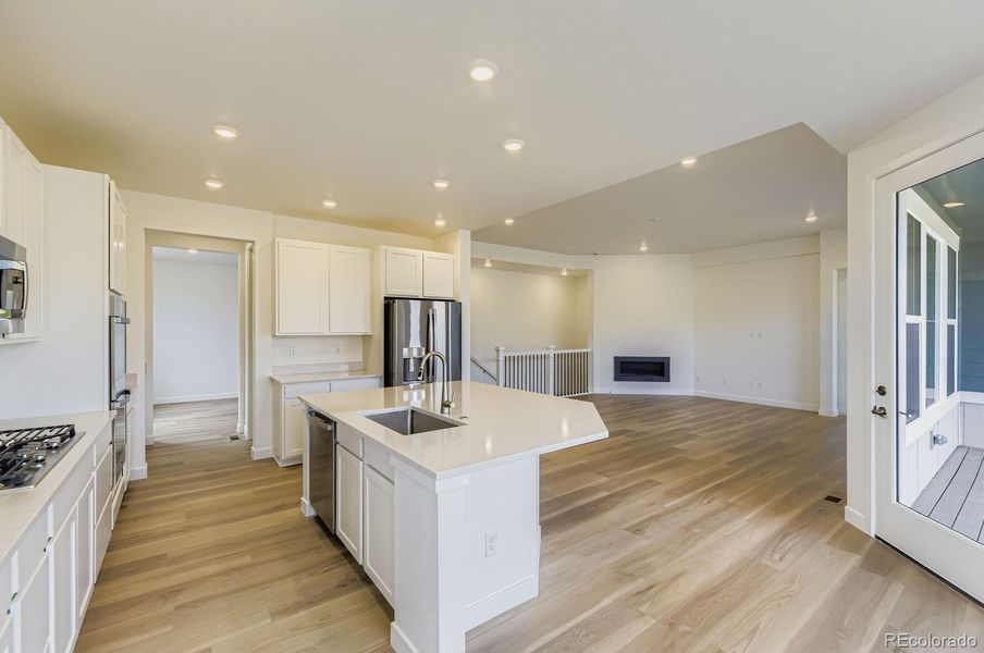 Furnished interior view inside a new home in Macanta: The Grand Collection, Castle Rock (Image 4). Furnished interior view inside a new home in Macanta: The Grand Collection, Castle Rock (Image 4).