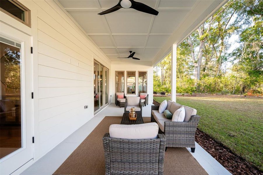 Exterior details and patio area of a home in , Newberry (Image 3). Exterior details and patio area of a home in , Newberry (Image 3).