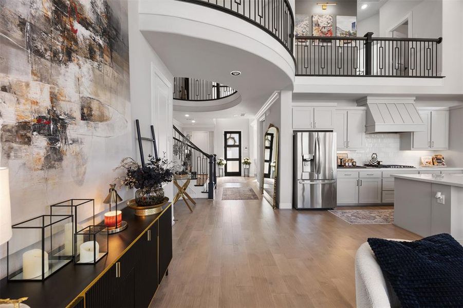 Furnished interior view inside a new home in Somercrest, Midlothian (Image 8).