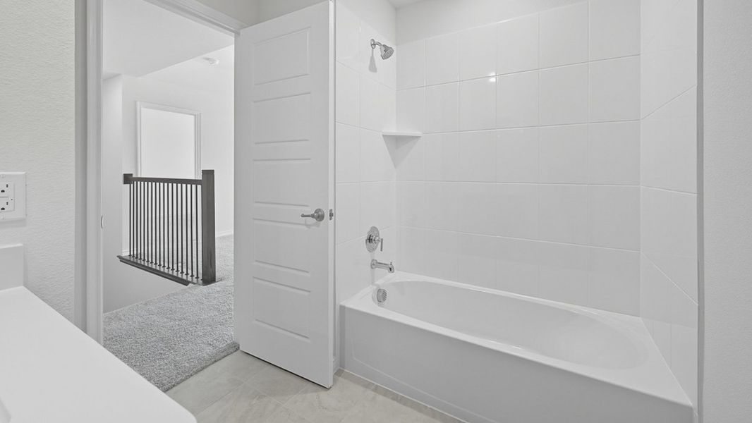 Representative furnished interior of a home built from the Haven by D.R. Horton in Windchime, Celina (Image 8).