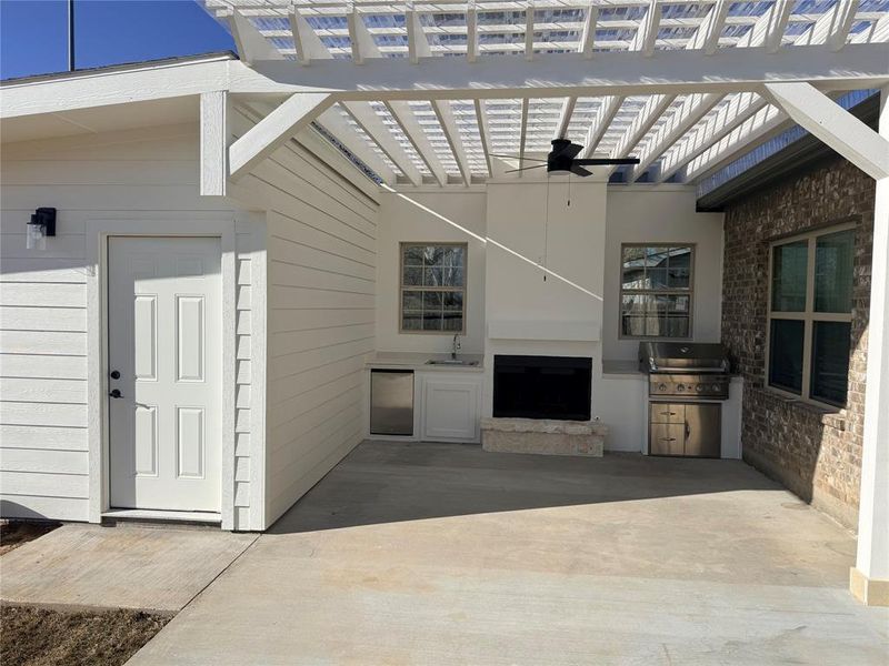 Exterior details and patio area of a home in , Bowie (Image 22). Exterior details and patio area of a home in , Bowie (Image 22).