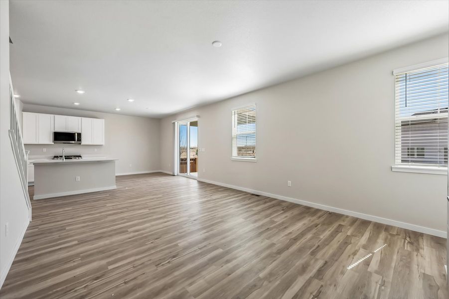 A large empty room.
