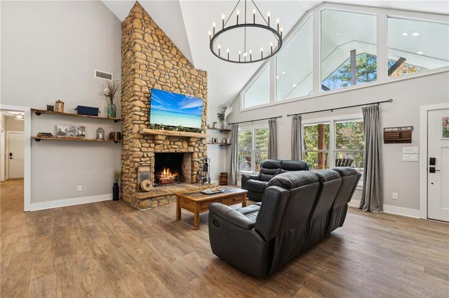 Furnished interior view inside a new home in , Dahlonega (Image 4). Furnished interior view inside a new home in , Dahlonega (Image 4).