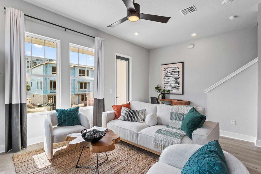 The Carsten II - Family Room The Carsten II - Family Room