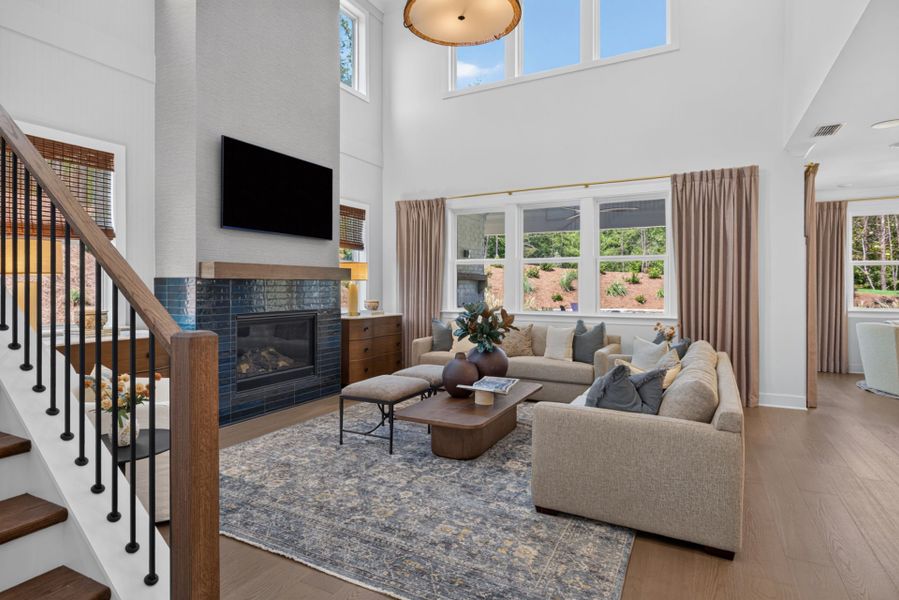 Representative furnished interior of a home built from the Newlyn by Pulte Homes in Bristol, Dawsonville (Image 12).